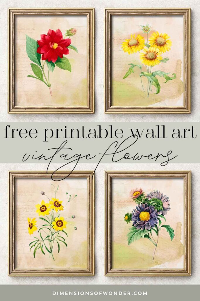 Vintage-Flowers-Free-Printable-Wall-Art-Combo-PinLQ